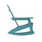 Flash Furniture Blue Adirondack Rocking Chair with Cupholder LE-HMP-1044-31-BL-GG - alternate 2